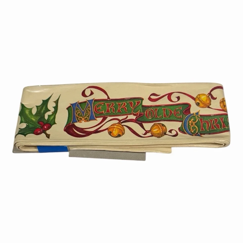 Vintage Merry Christmas Nicole Garland, 9' Long NIP Ames Paper